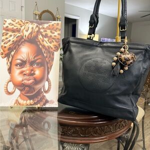 Tory Burch Black Tote